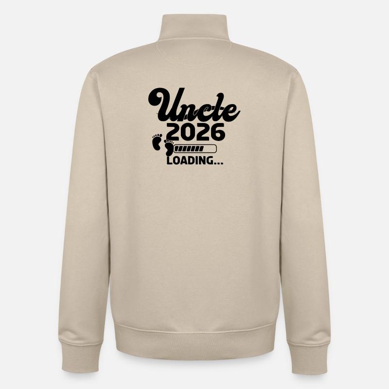 Uncle 2026 Loading - Unisex Organic Zip Sweatshirt by Stanley/Stella - desert dust