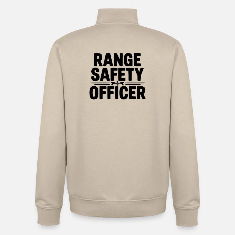 Responsable de la sécurité du stand - Sweat zippé unisexe en coton bio Stanley/Stella - beige crème