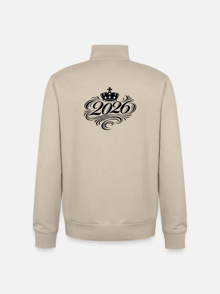 2026 Edel - Unisex Organic Zip Sweatshirt von Stanley/Stella - Cremebeige