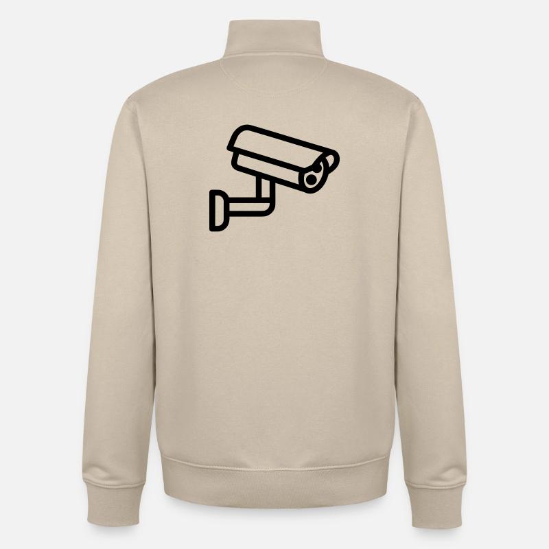 Camera - Unisex Organic Zip Sweatshirt by Stanley/Stella - desert dust