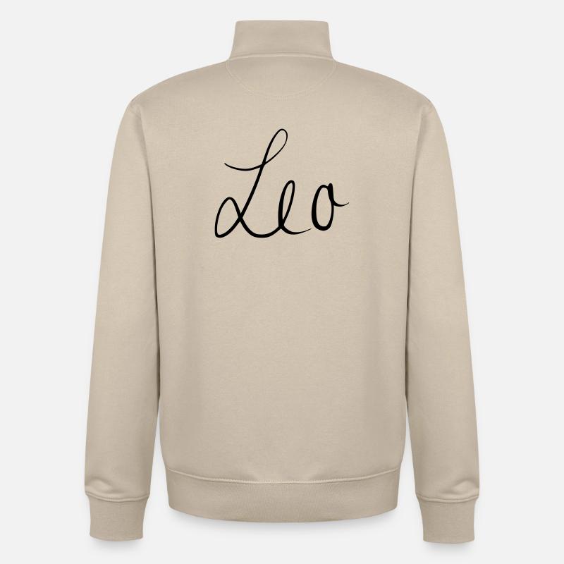 Leo - Unisex Organic Zip Sweatshirt von Stanley/Stella - Cremebeige
