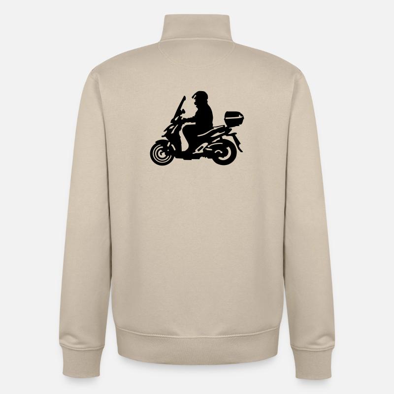 Roller - Unisex Organic Zip Sweatshirt von Stanley/Stella - Cremebeige