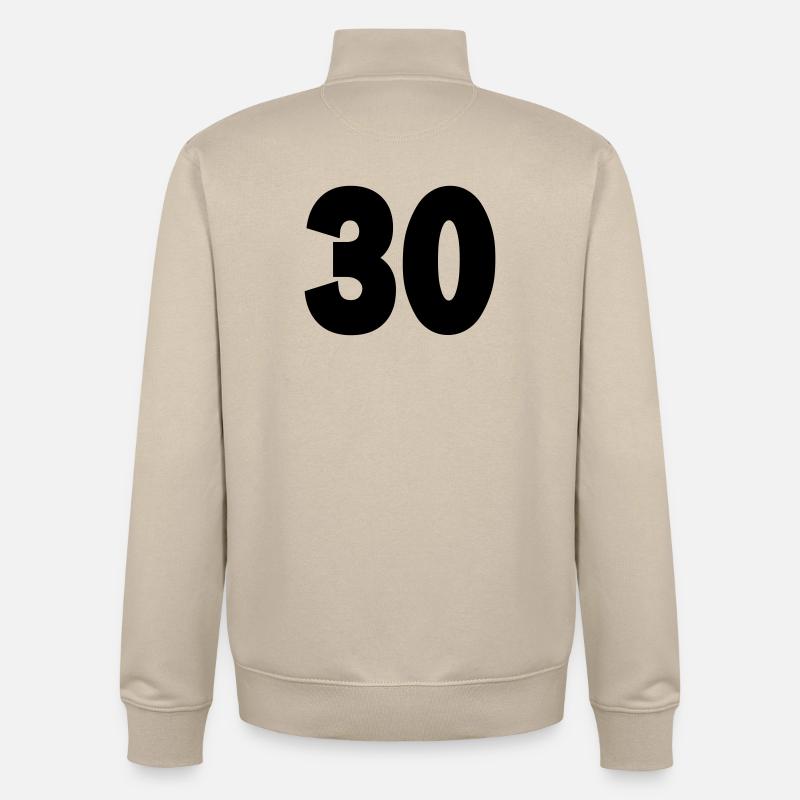 30 - Sweat zippé unisexe en coton bio Stanley/Stella - beige crème