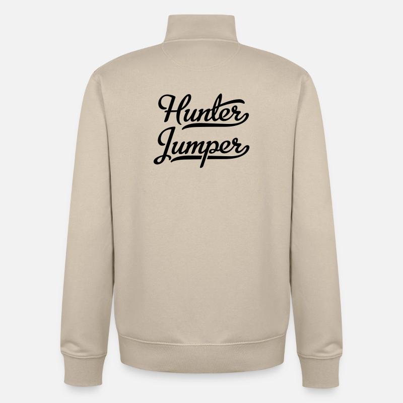 Hunter Jumper - Unisex Organic Zip Sweatshirt von Stanley/Stella - Cremebeige