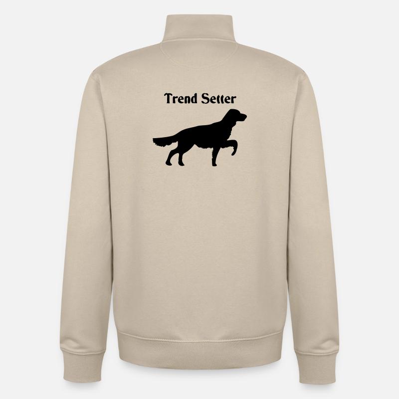 Trend Setter - Sweat zippé unisexe en coton bio Stanley/Stella - beige crème