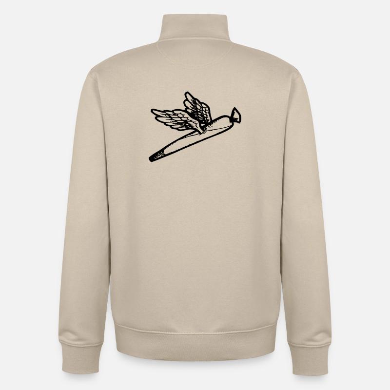 We fly so High - Unisex Organic Zip Sweatshirt by Stanley/Stella - desert dust