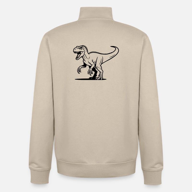 Rapace - Sweat zippé unisexe en coton bio Stanley/Stella - beige crème