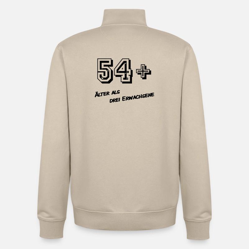 54 - Unisex Organic Zip Sweatshirt by Stanley/Stella - desert dust