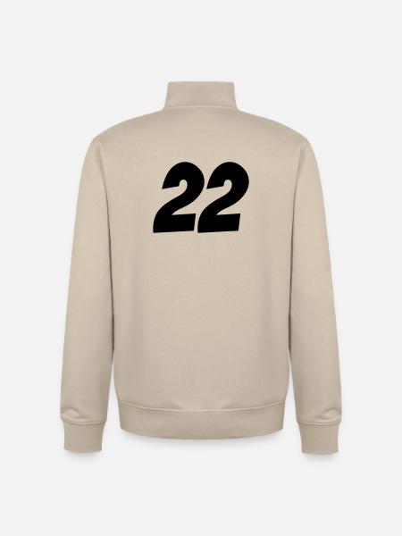 22- - Unisex Organic Zip Sweatshirt von Stanley/Stella - Cremebeige