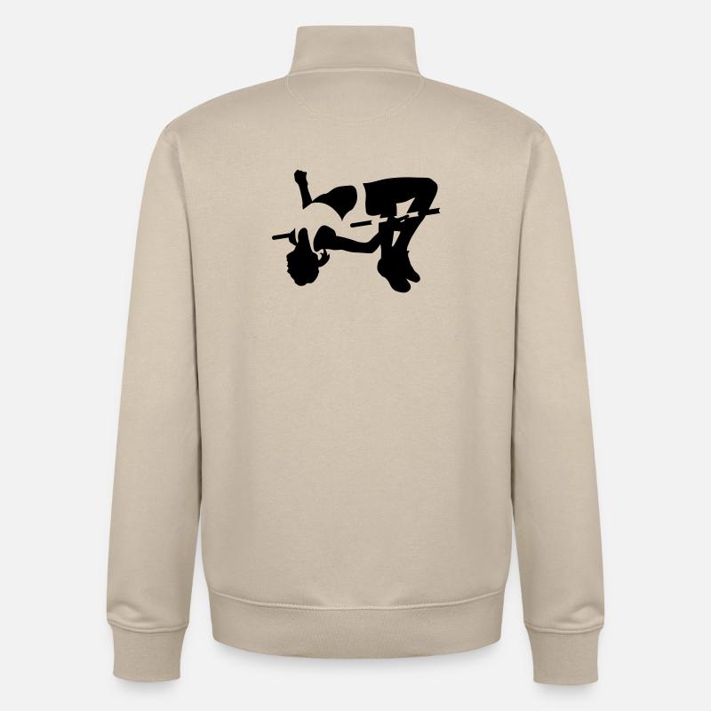 sprung - Sweat zippé unisexe en coton bio Stanley/Stella - beige crème