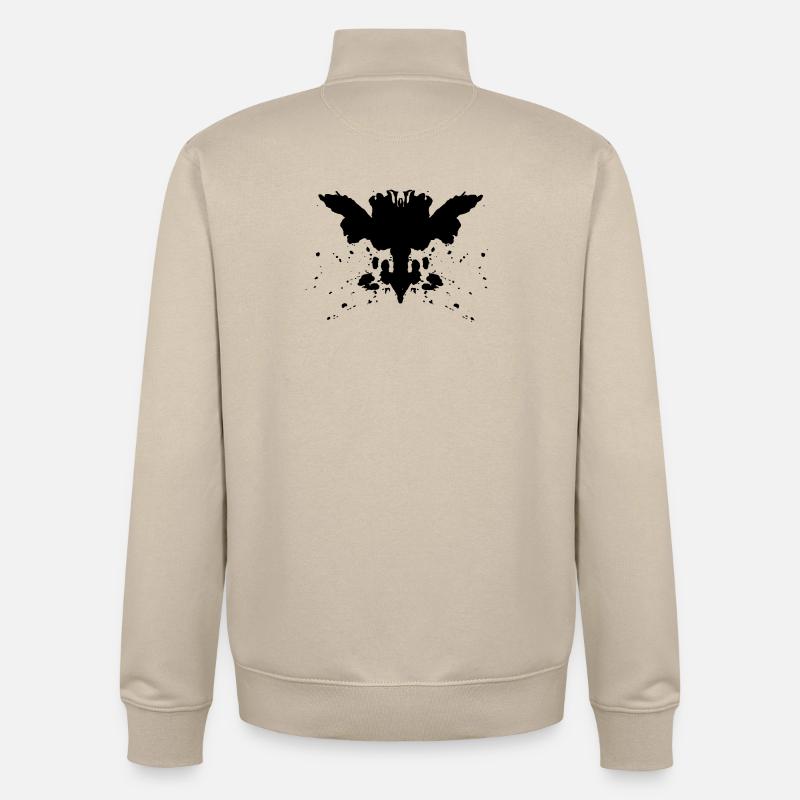 Rorschach - Unisex Organic Zip Sweatshirt von Stanley/Stella - Cremebeige