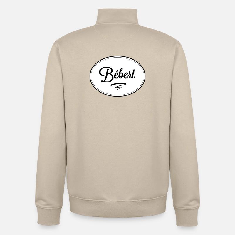 Bébert - Sweat zippé unisexe en coton bio Stanley/Stella - beige crème