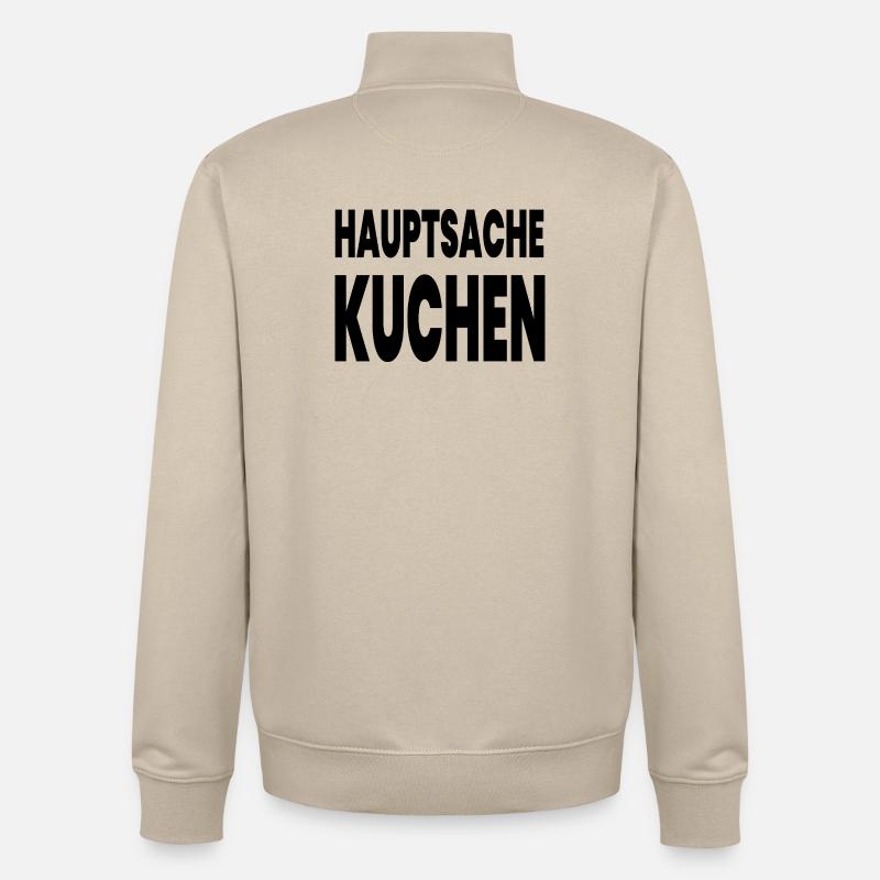 Gâteau - Sweat zippé unisexe en coton bio Stanley/Stella - beige crème