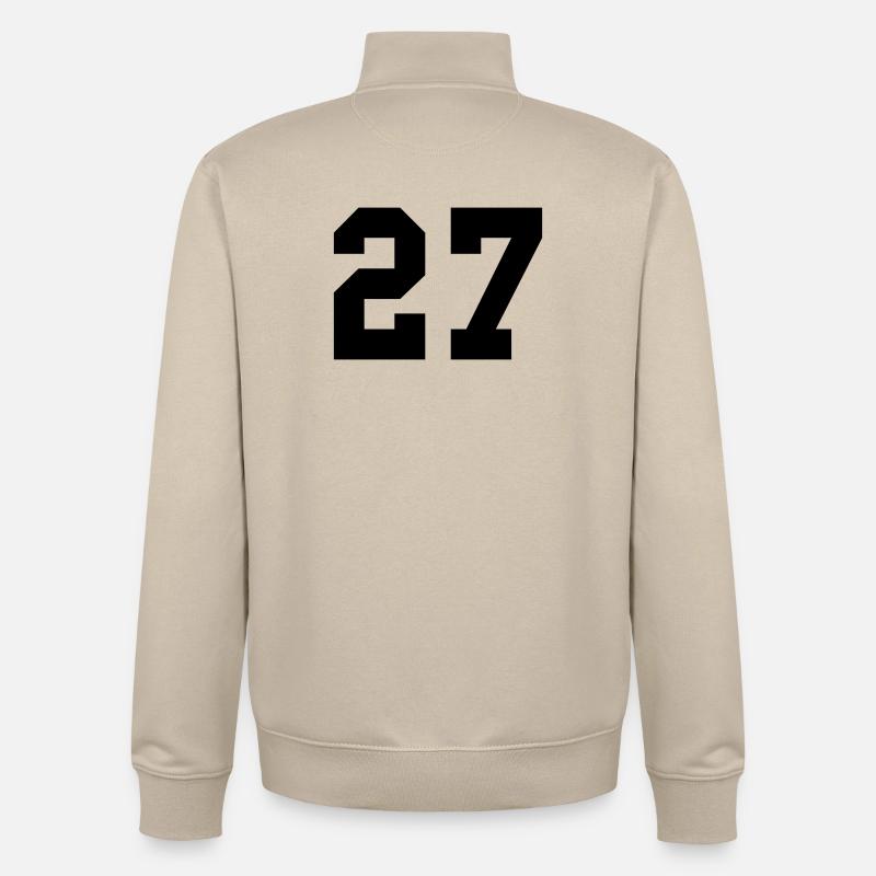27 - Sweat zippé unisexe en coton bio Stanley/Stella - beige crème