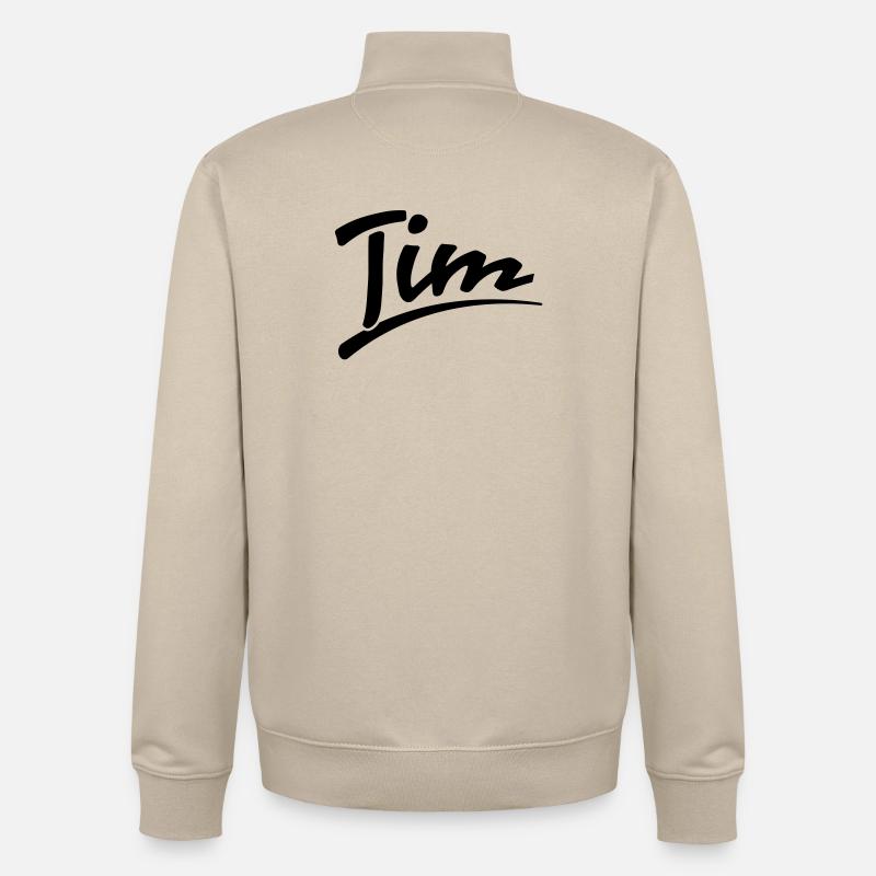 Tim - Unisex Organic Zip Sweatshirt von Stanley/Stella - Cremebeige