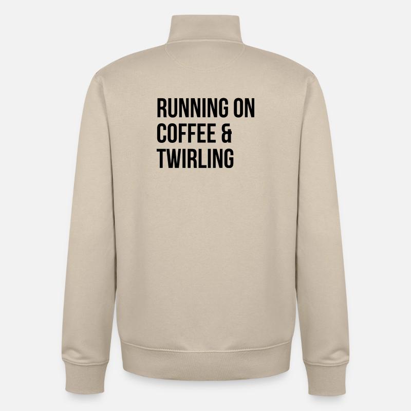 virevoltant - Sweat zippé unisexe en coton bio Stanley/Stella - beige crème