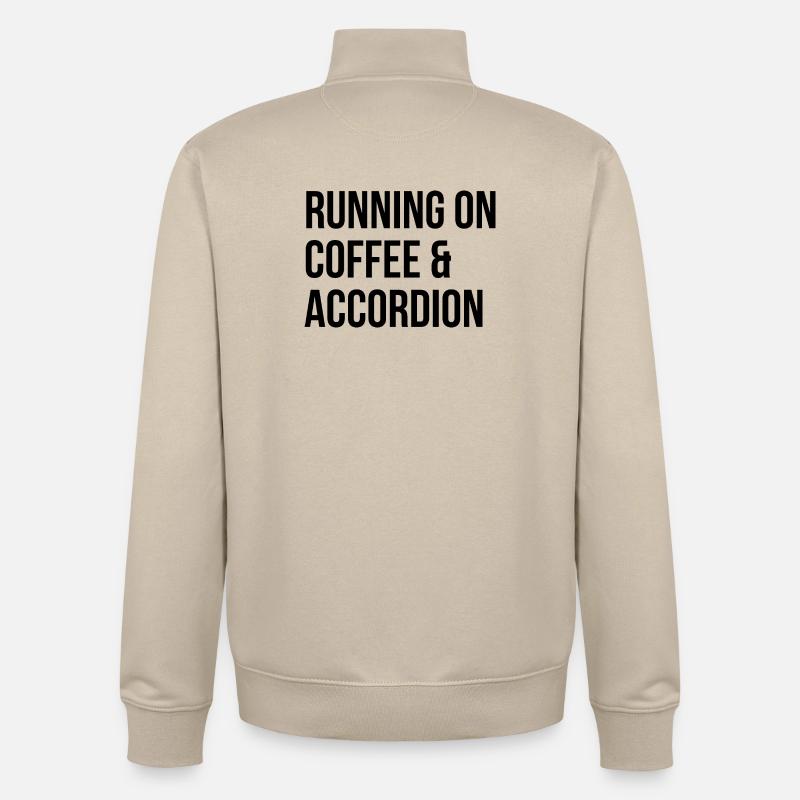 Akkordeon - Unisex Organic Zip Sweatshirt von Stanley/Stella - Cremebeige