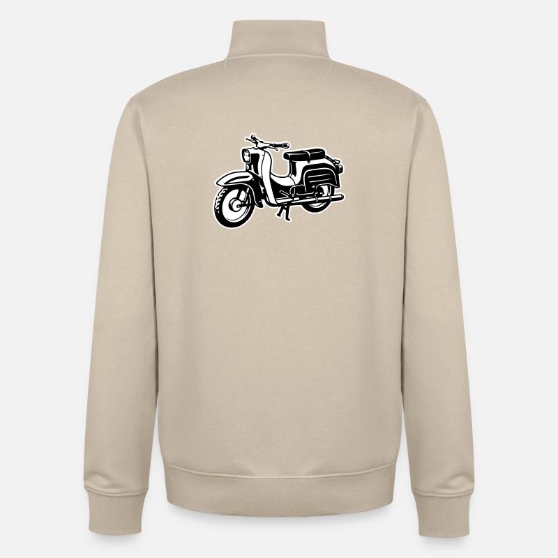 Schwalbe - two-tone - Unisex Organic Zip Sweatshirt by Stanley/Stella - desert dust