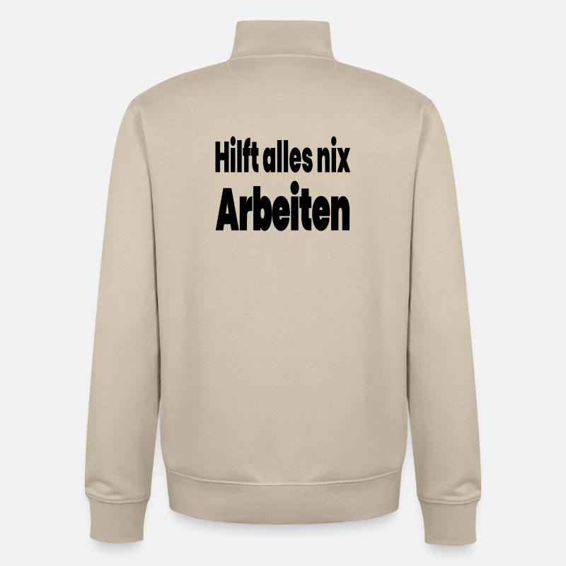 work - Unisex Organic Zip Sweatshirt by Stanley/Stella - desert dust