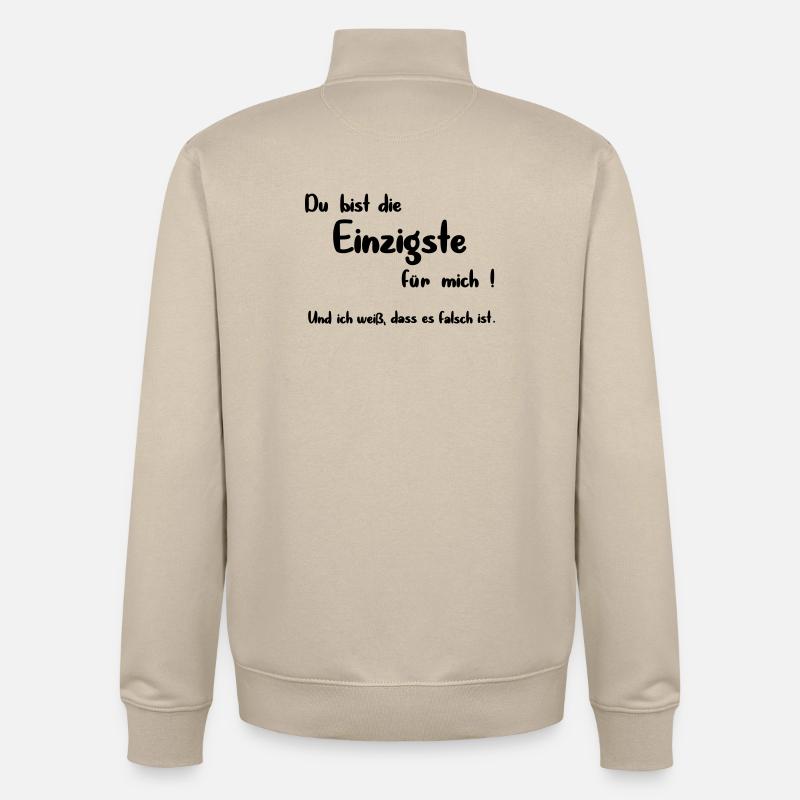 Le seul - Sweat zippé unisexe en coton bio Stanley/Stella - beige crème