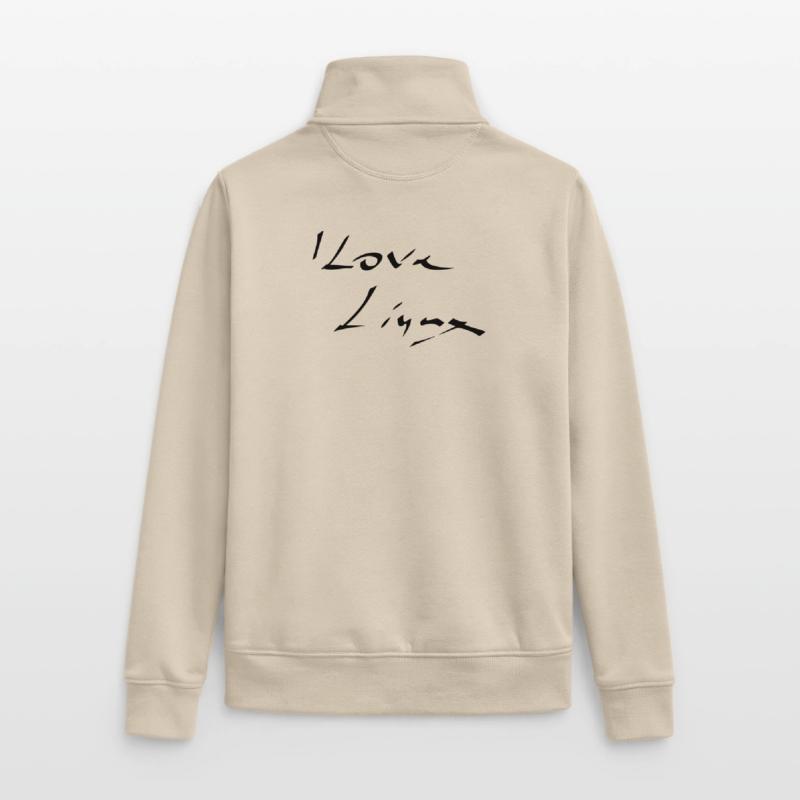 Linux, Software, Programming Unisex Organic Zip Sweatshirt by Stanley/Stella