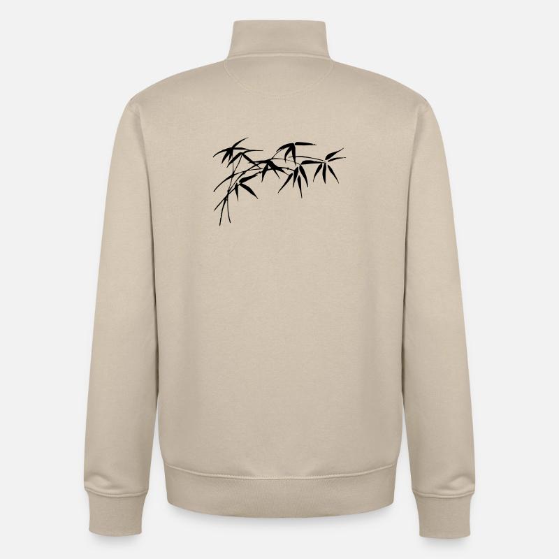 Bambus - Unisex Organic Zip Sweatshirt von Stanley/Stella - Cremebeige