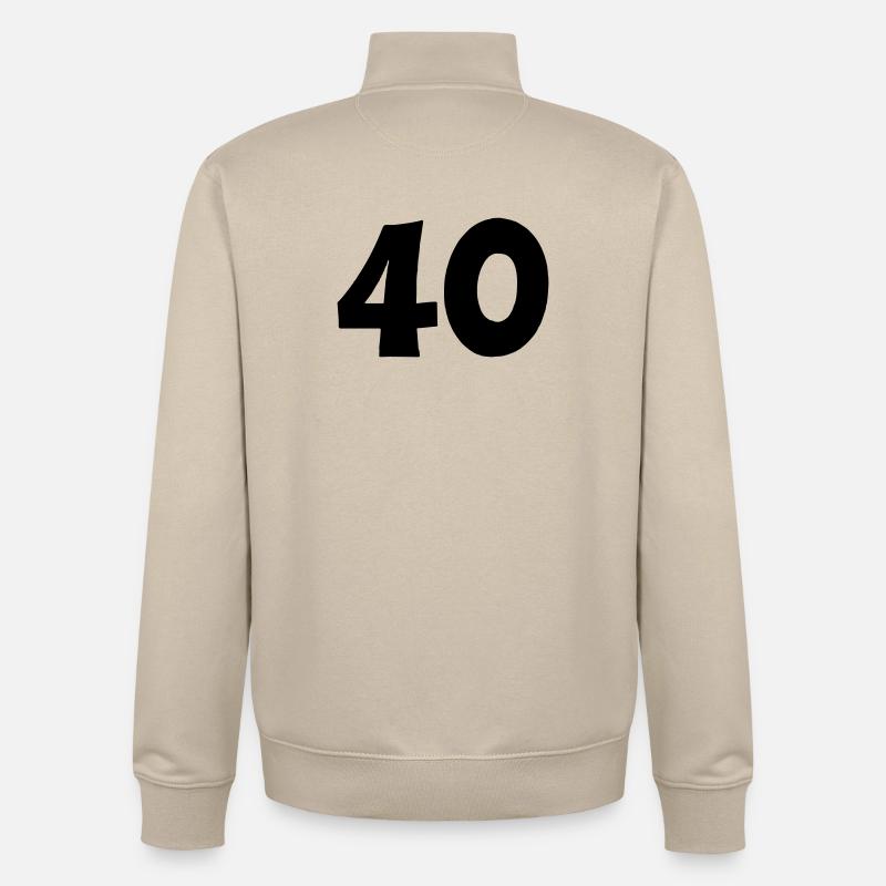 40 - Unisex Organic Zip Sweatshirt by Stanley/Stella - desert dust