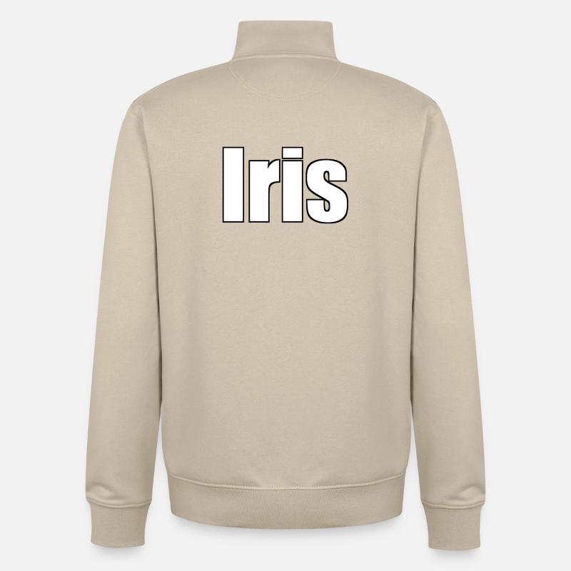 Iris - Unisex Organic Zip Sweatshirt von Stanley/Stella - Cremebeige