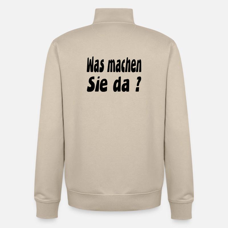 Work - Unisex Organic Zip Sweatshirt by Stanley/Stella - desert dust
