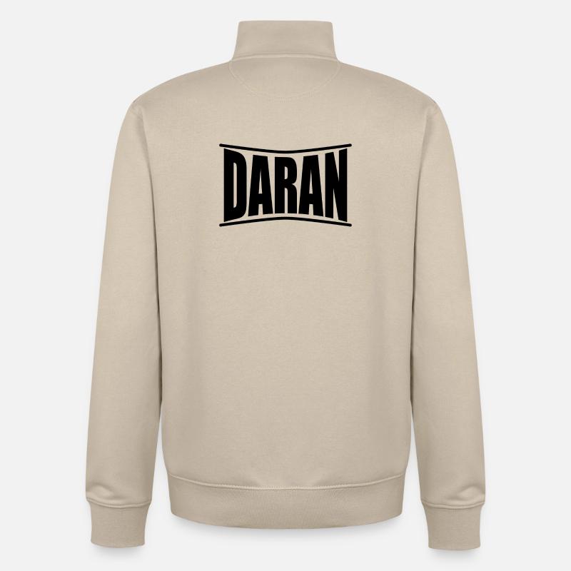 Daran t-shirt gift idea - Unisex Organic Zip Sweatshirt by Stanley/Stella - desert dust
