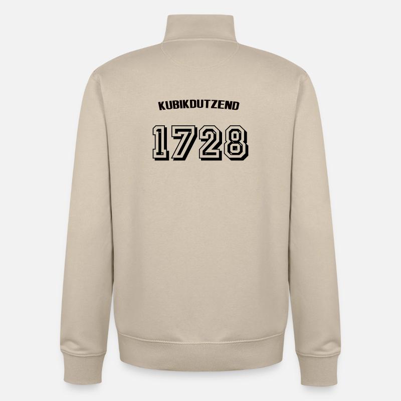 1728 - Sweat zippé unisexe en coton bio Stanley/Stella - beige crème