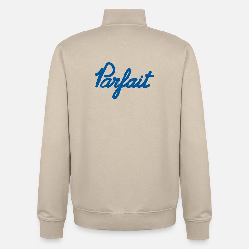 Parfait – La perfection à porter - Sweat zippé unisexe en coton bio Stanley/Stella - beige crème