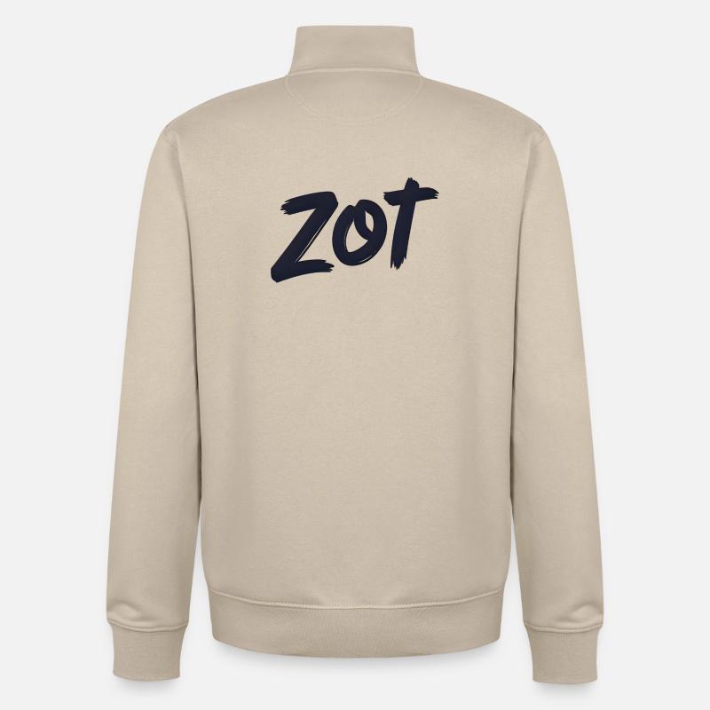Zot – Flämisches Statement-Hemd - Unisex Organic Zip Sweatshirt von Stanley/Stella - Cremebeige