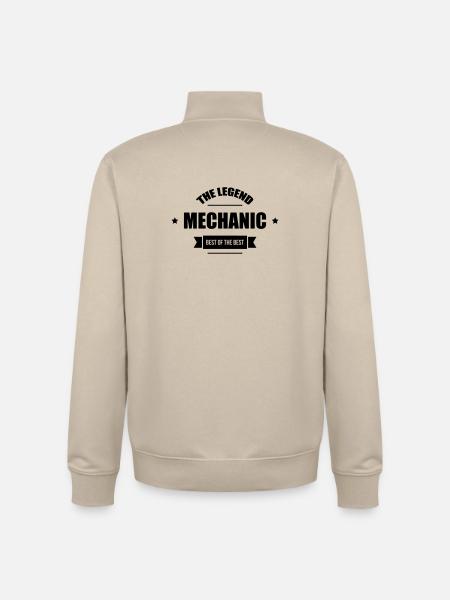 Mechanic - Unisex Organic Zip Sweatshirt by Stanley/Stella - desert dust