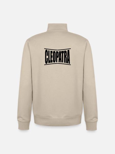 Cleopatra t-shirt gift idea - Unisex Organic Zip Sweatshirt by Stanley/Stella - desert dust