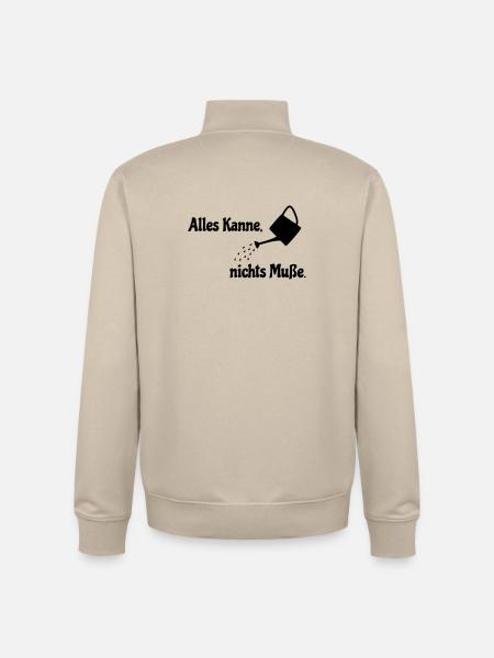 All Jug - Unisex Organic Zip Sweatshirt by Stanley/Stella - desert dust