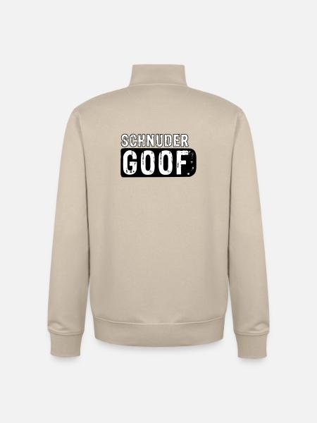 Schnudergoof | Berndeutsch (Vectorgraphic) - Unisex Organic Zip Sweatshirt von Stanley/Stella - Cremebeige