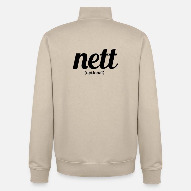 Nice en option - Sweat zippé unisexe en coton bio Stanley/Stella - beige crème