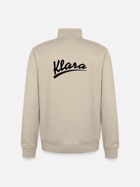 Klara - Unisex Organic Zip Sweatshirt von Stanley/Stella - Cremebeige