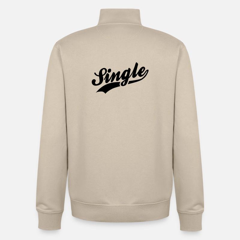 Simple - Sweat zippé unisexe en coton bio Stanley/Stella - beige crème