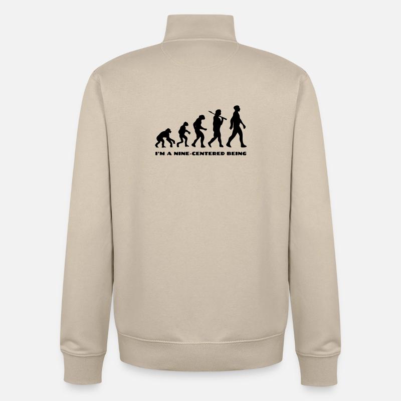 Evolution - Unisex Organic Zip Sweatshirt von Stanley/Stella - Cremebeige