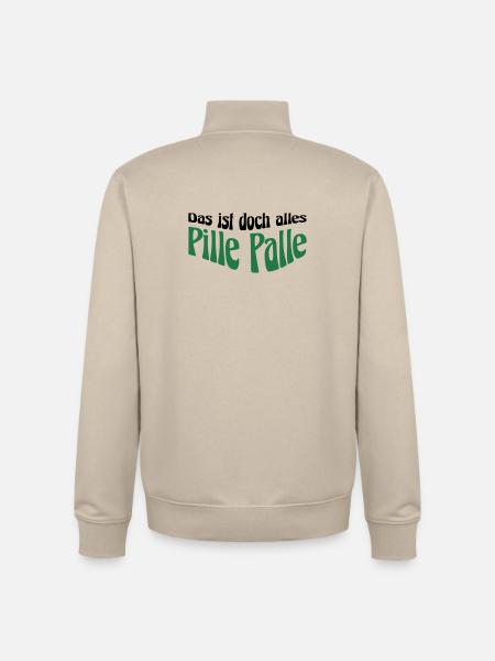 Pille Palle - Unisex Organic Zip Sweatshirt von Stanley/Stella - Cremebeige