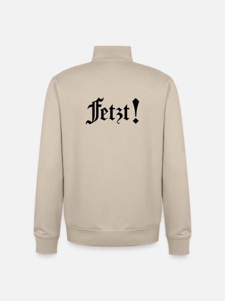 Fetzt - Unisex Organic Zip Sweatshirt von Stanley/Stella - Cremebeige