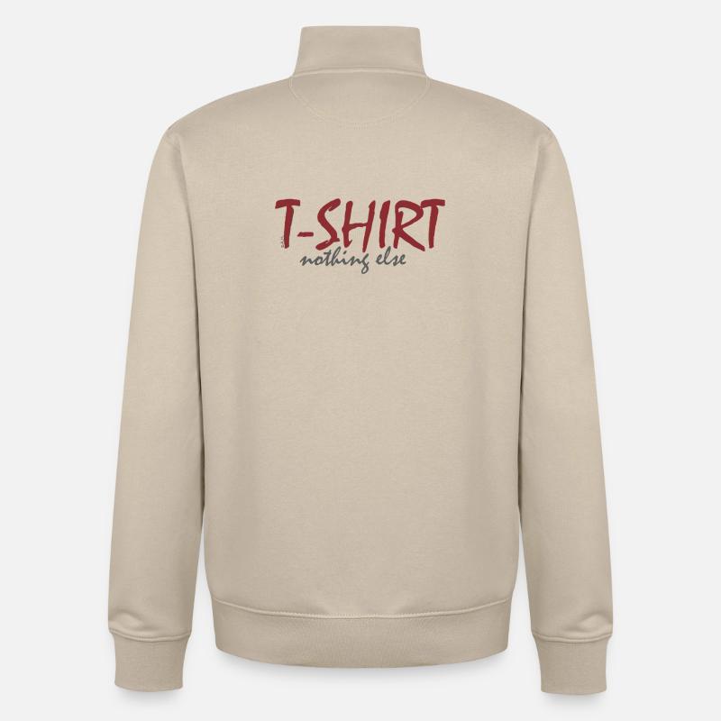 T‑Shirt nothing else - Unisex Organic Zip Sweatshirt von Stanley/Stella - Cremebeige