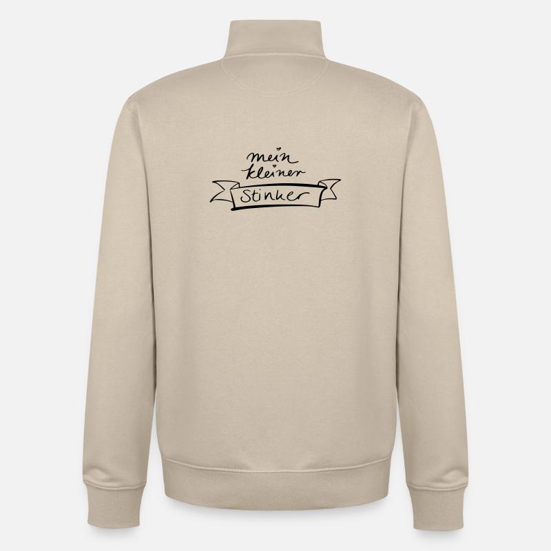 mein kleiner Stinker - Unisex Organic Zip Sweatshirt von Stanley/Stella - Cremebeige