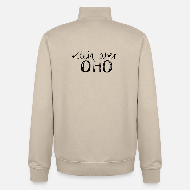 Klein aber OHO - Unisex Organic Zip Sweatshirt von Stanley/Stella - Cremebeige