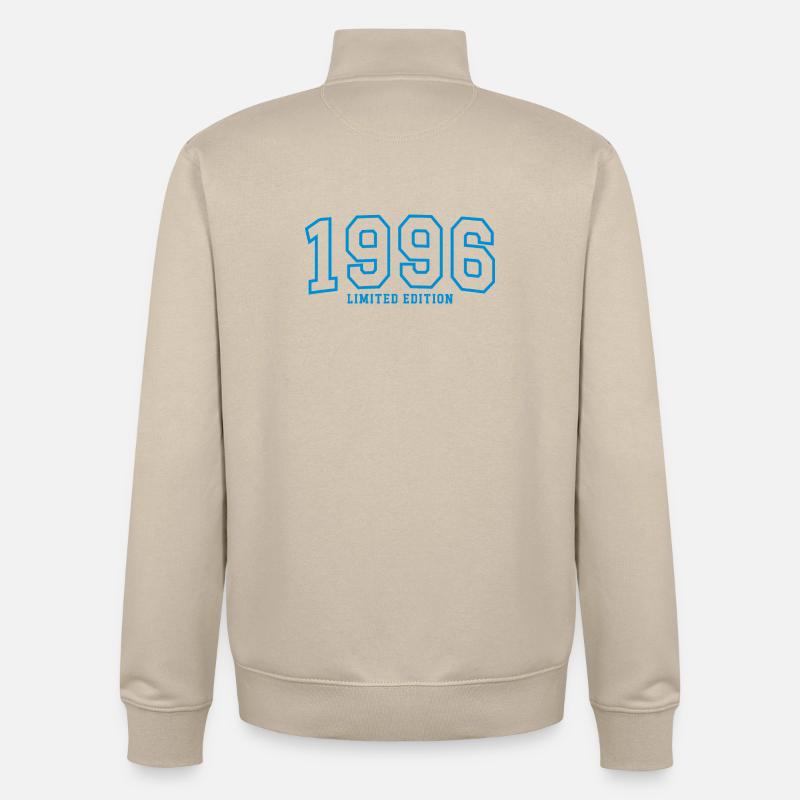 30e anniversaire 1996 Édition limitée - Sweat zippé unisexe en coton bio Stanley/Stella - beige crème