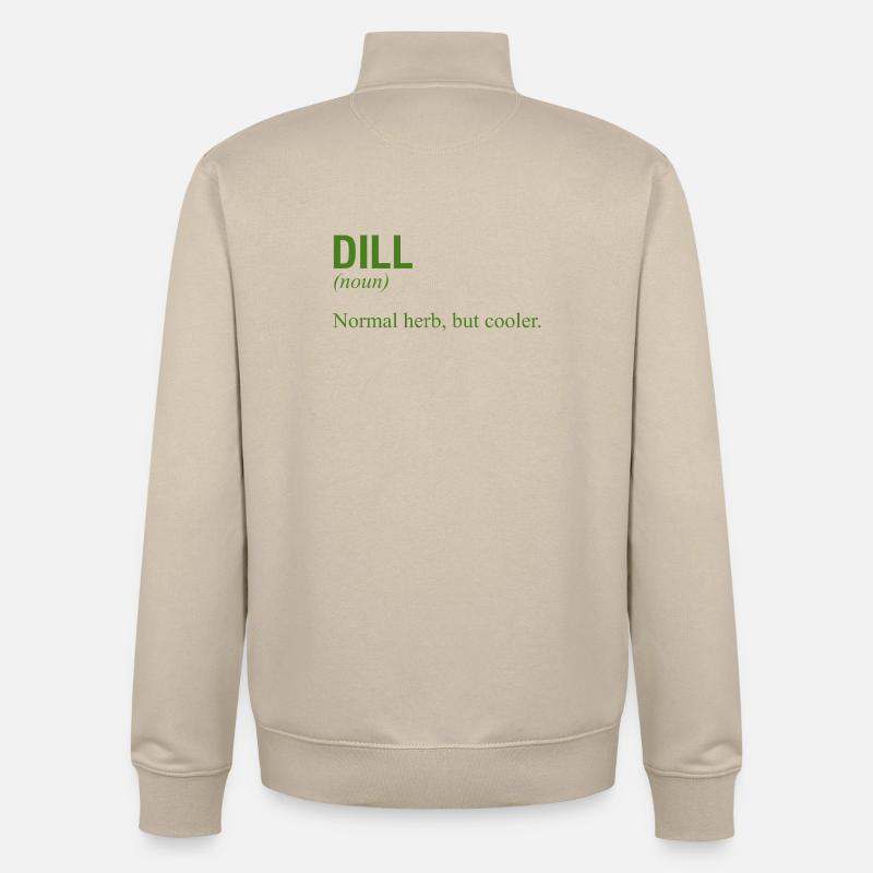 ANETH - Sweat zippé unisexe en coton bio Stanley/Stella - beige crème