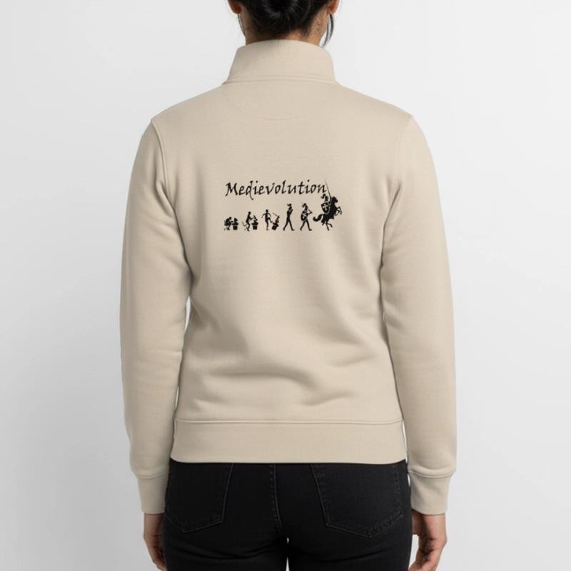 Medievolution – Medieval Evolution Unisex Organic Zip Sweatshirt by Stanley/Stella