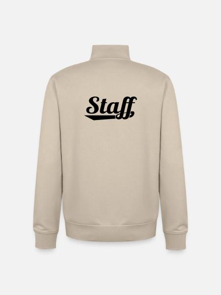 2541614 127337063 STAFF - Unisex Organic Zip Sweatshirt von Stanley/Stella - Cremebeige